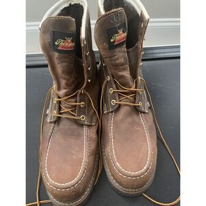 Thorogood Boots Mens Size 13 1957 Moc Toe Waterproof Steel Made USA 804-3696